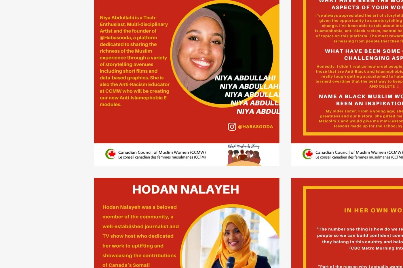 Black Muslimahs Shining Series