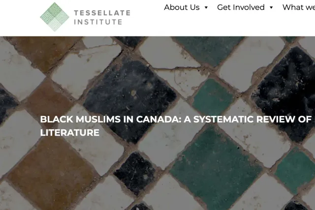 Black Muslims in Canada: A Systematic Review of Published and Unpublished Literature